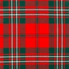 Scott Red Modern 16oz Tartan Fabric By The Metre